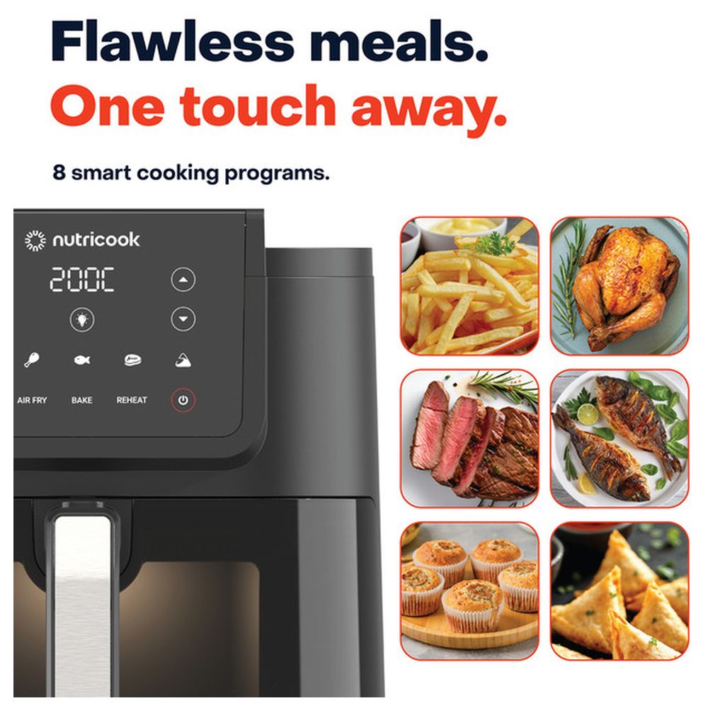 Nutricook - Slim Xl Air Fryer - Black