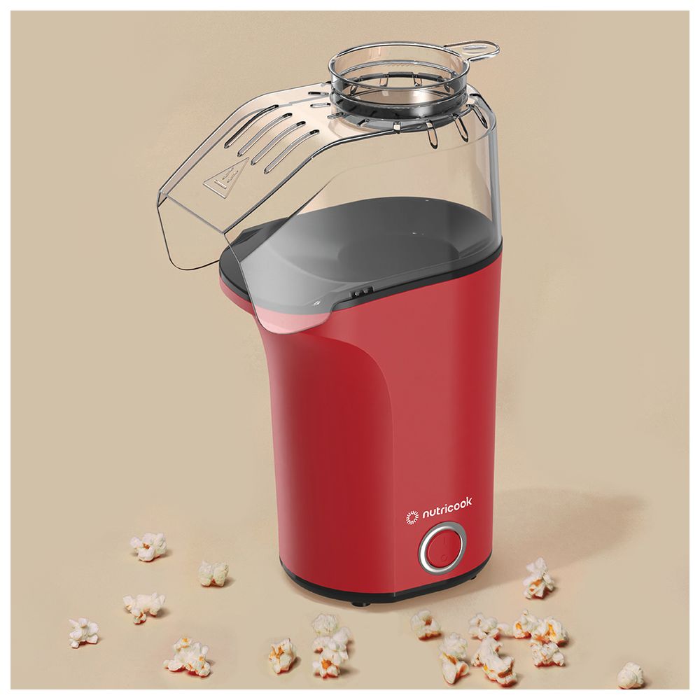 Nutricook - Popcorn Maker Essentials - Red