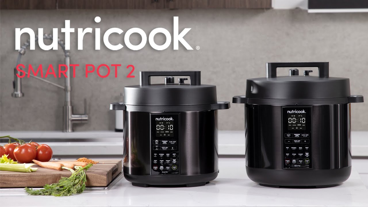 Nutricook - 9-In-1 Smart Pressure Cooker - Black - 8 L