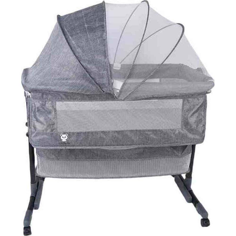 Kikibebe - 3-In-1 Baby Bedside Crib - Light Grey