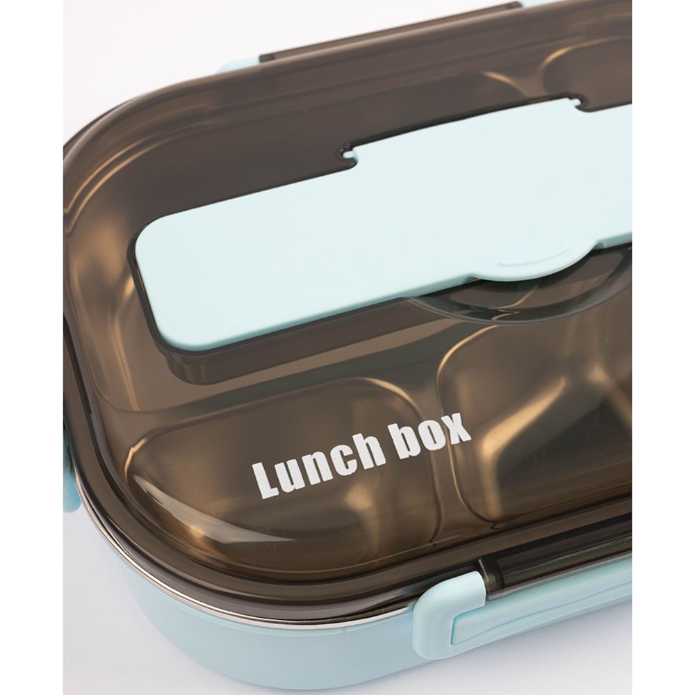 Cocobee - 5-Compartment Oval Lunch Box With Clasp Lock