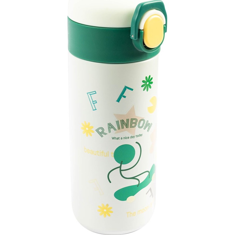 Cocobee - Kids Insulated Stainless Steel Water Bottle - Green - 500 ml