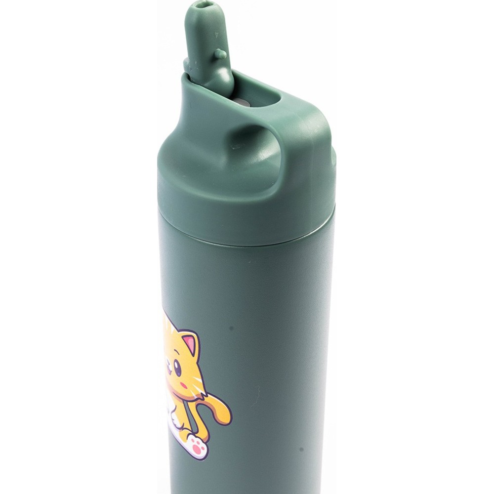 Cocobee - Kids Kitten Insulated Stainless Steel Water Bottle - 550 ml