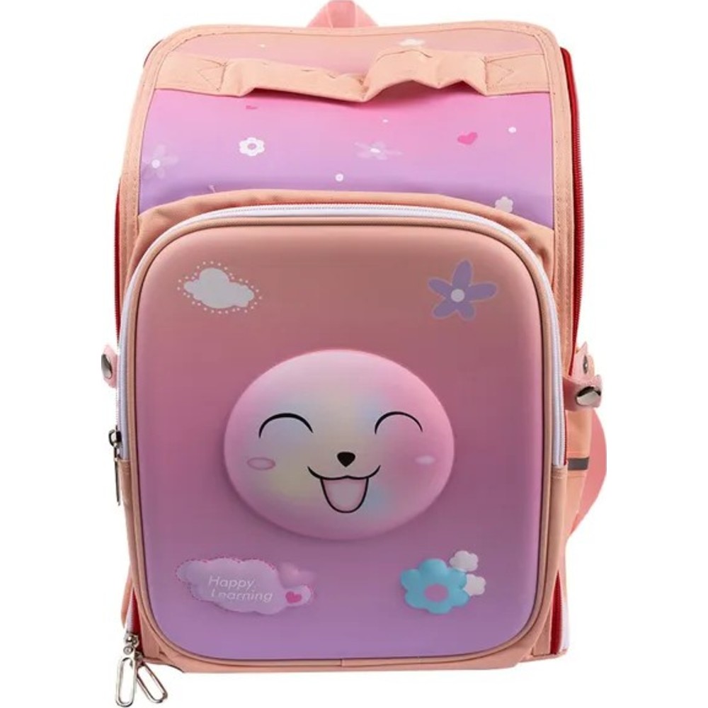 Cocobee - Cute Printed Backpack - Pink - 14.9-Inch