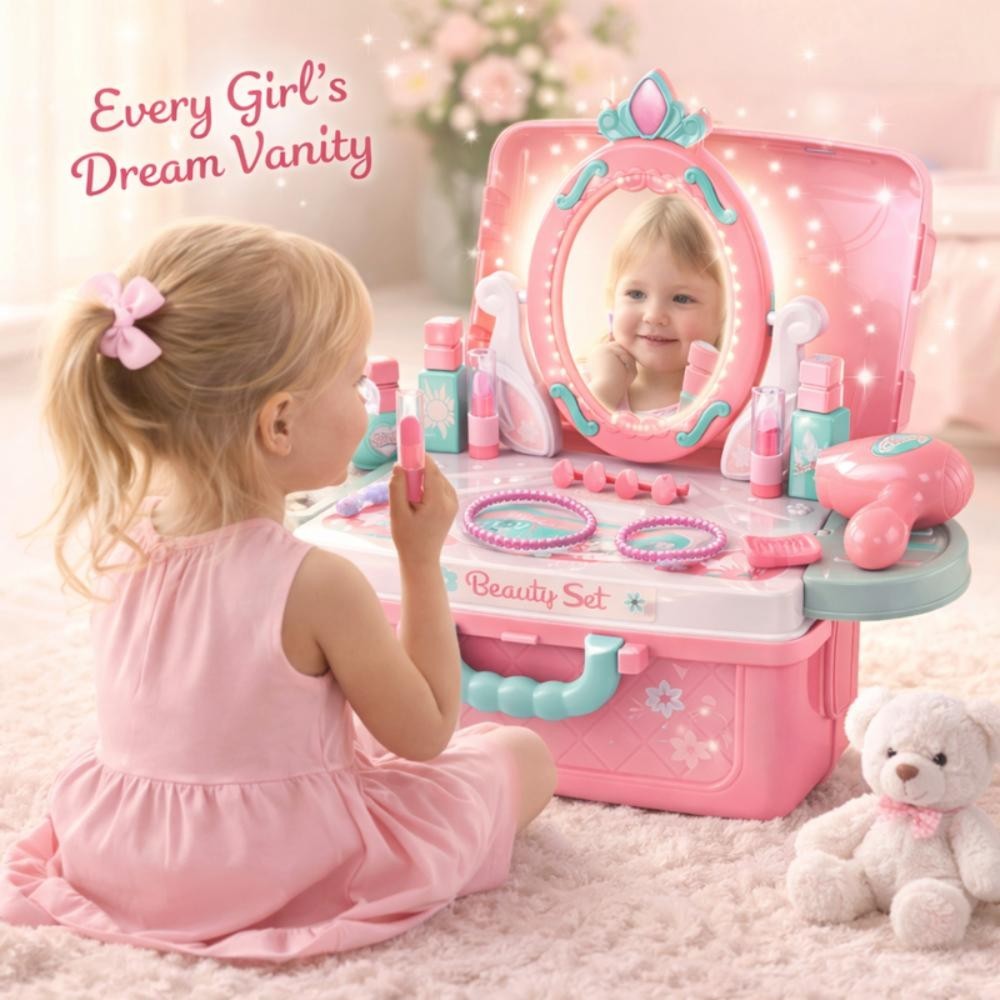 Urban Tots - Fashion Beauty Salon Briefcase - Color/Design May Vary - 1 Pc