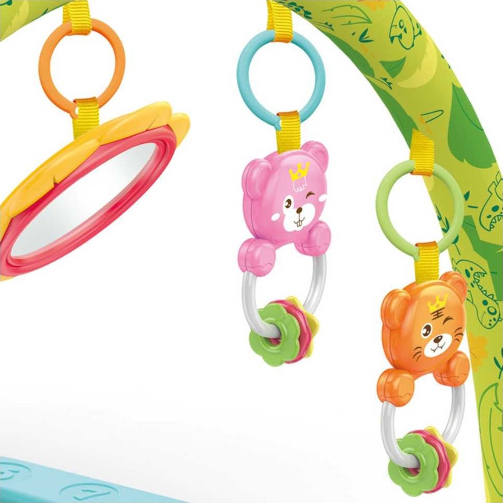 Kikibebe - Dinosaur Pedal Piano With Music Mode Play Gym