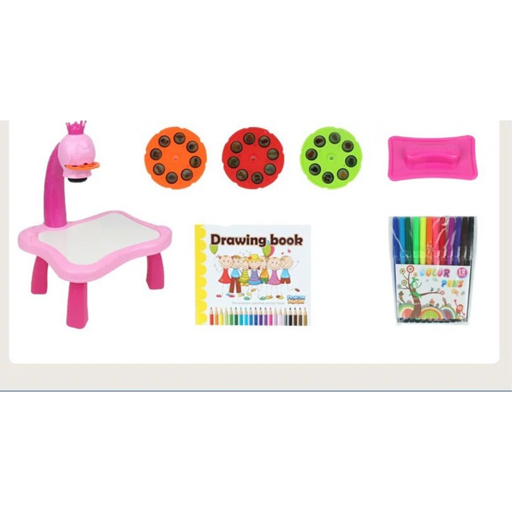 كيكيببي - جهاز عرض لوحات مع موسيقى - وردي