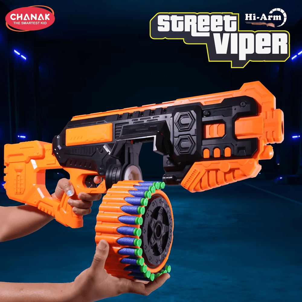Chanak - Street Viper Big Blaster Motorized Dart Gun Toy