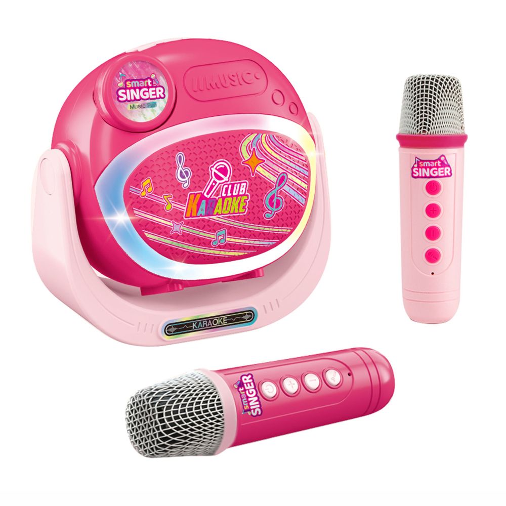 Chanak - Smart Singer Karaoke Machine Set - Pink
