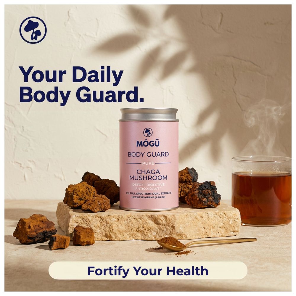 فطر موغو - مسحوق مستخلص فطر تشاغا بودي جارد 10:1 - 125 غرام