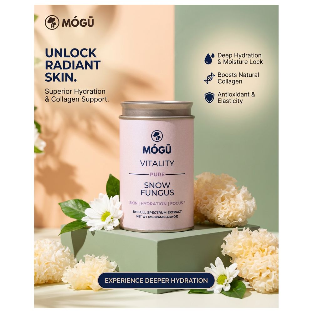 فطر موغو - مسحوق مستخلص فطر الثلج الحيوي 10:1 - 125 غرام