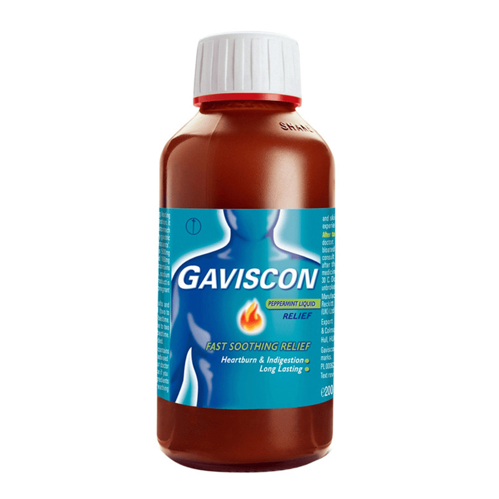 Gaviscon Suspension Liquid - Peppermint - 200 ml
