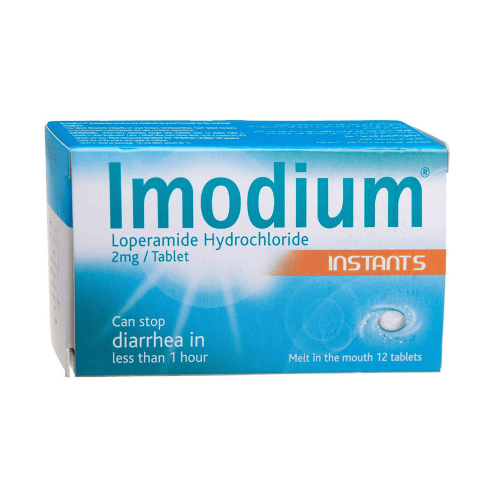 Imodium - Diarrhoea Relief Instant Melts 2 mg - 12 Tablets