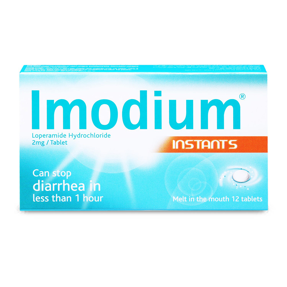 Imodium - Diarrhoea Relief Instant Melts 2 mg - 12 Tablets