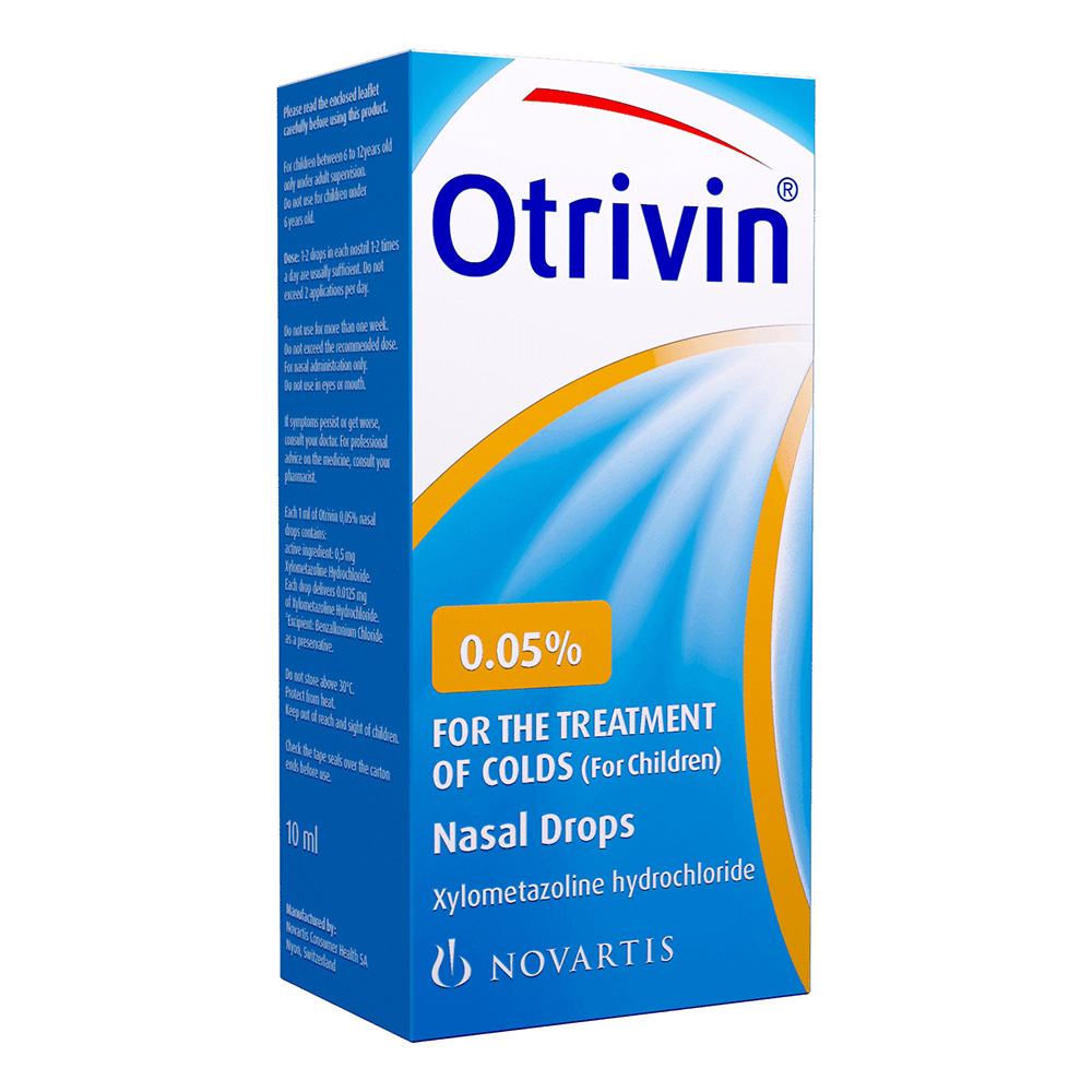 Otrivin - Cold Treatment Nasal Drops For Children - 10 ml