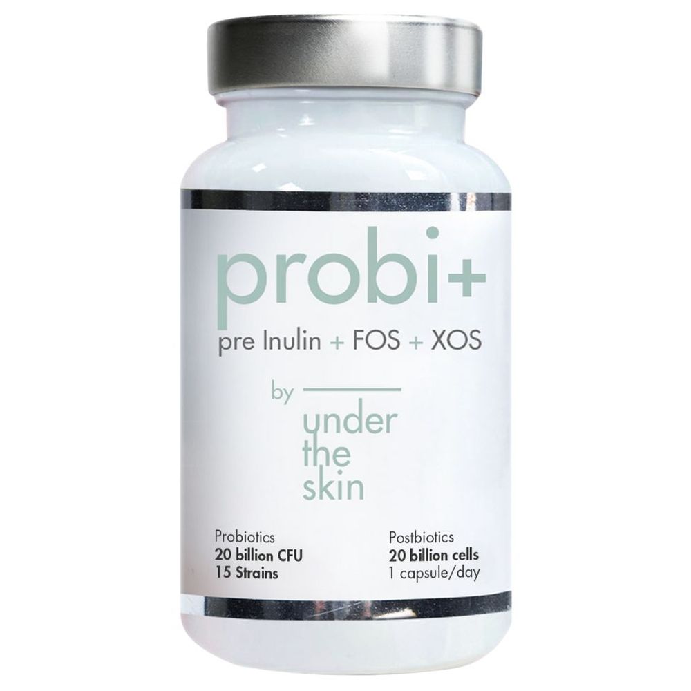 Under The Skin - Probio+ Pre Inulin + FOS + XOS Capsules - 60 Pcs