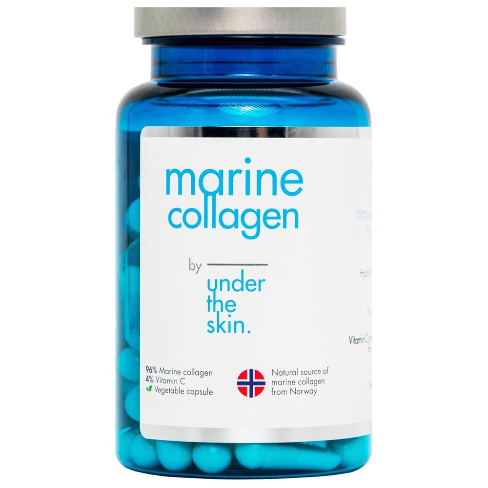 Under The Skin - Marine Collagen 800 mg Capsules - 60 Pcs
