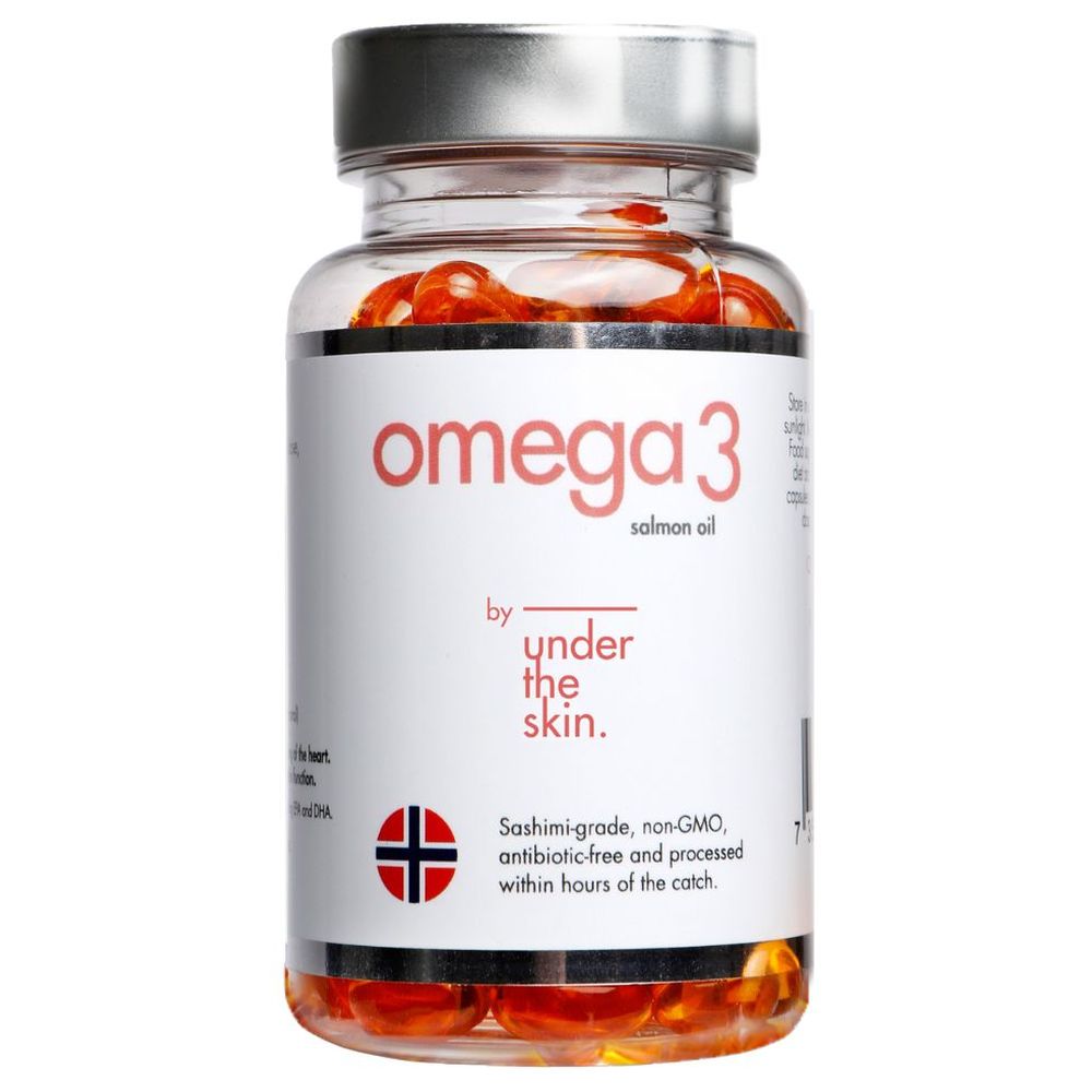 Under The Skin - Omega-3 Salmon Oil Capsules - 90 Pcs