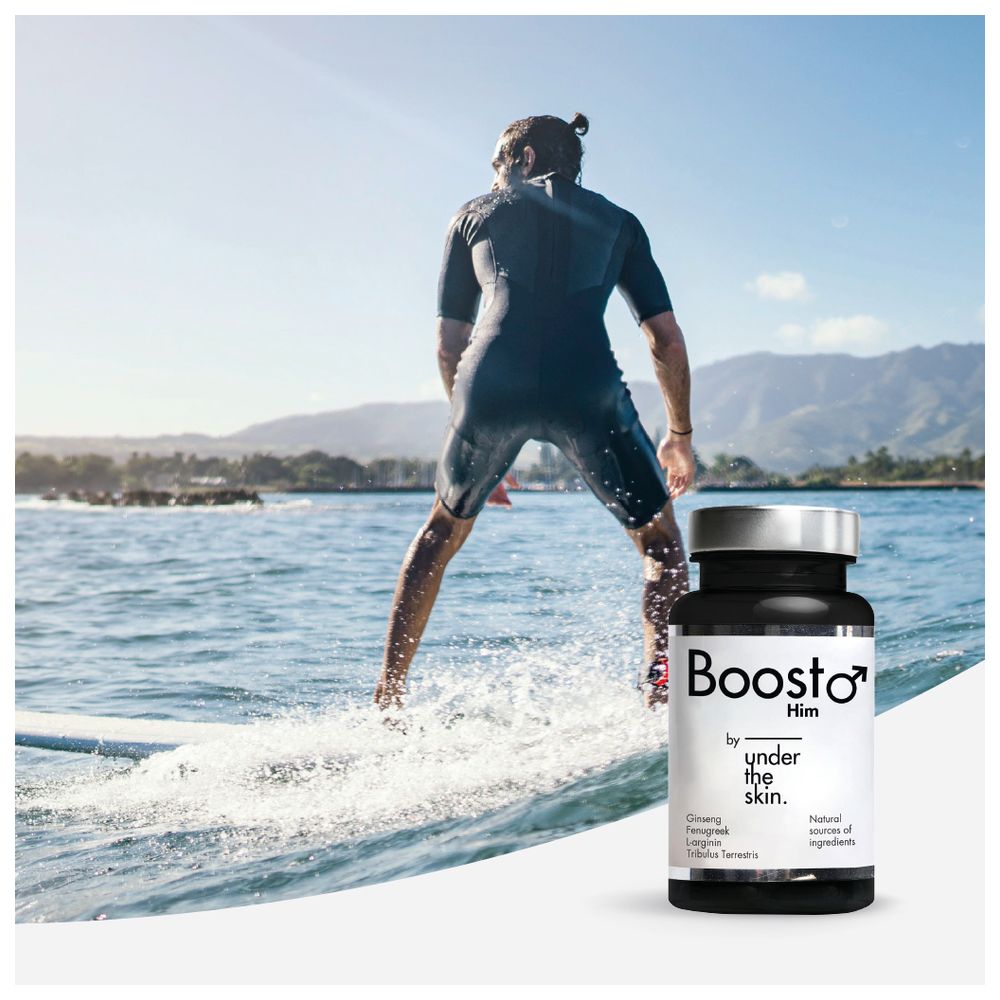 Under The Skin - Boost Him Capsules - 60 Pcs