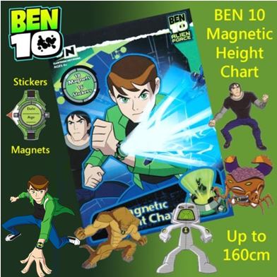 Ben 10 Alien Force: Magnetic Height Chart  - 34pcs