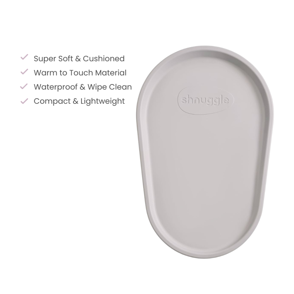Shnuggle - Squishy Baby Changing Mat - Taupe
