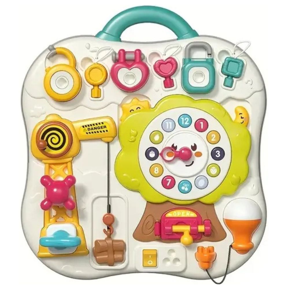 Goodway - Baby Busy Board Activity Toy With Clock & Switches