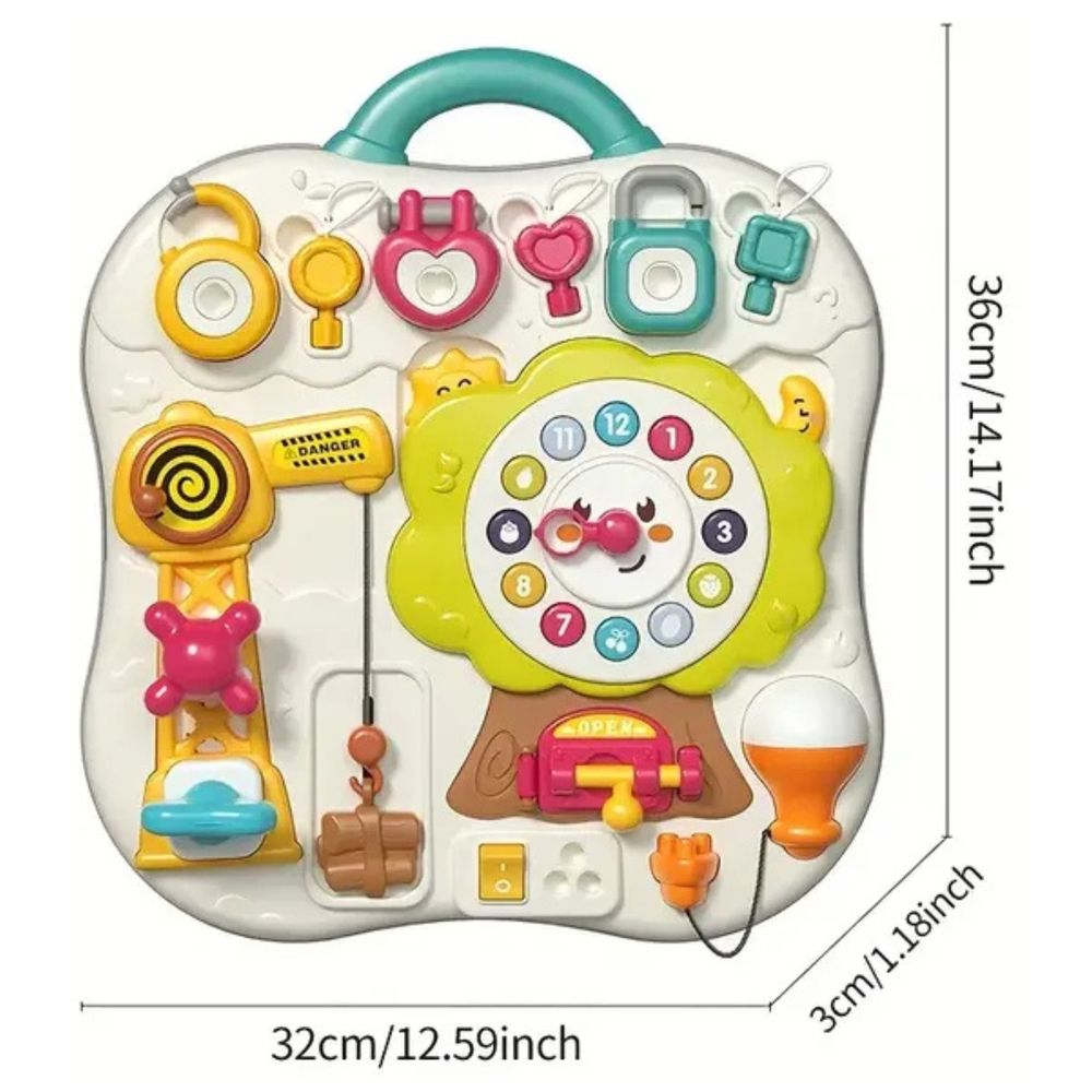 Goodway - Baby Busy Board Activity Toy With Clock & Switches