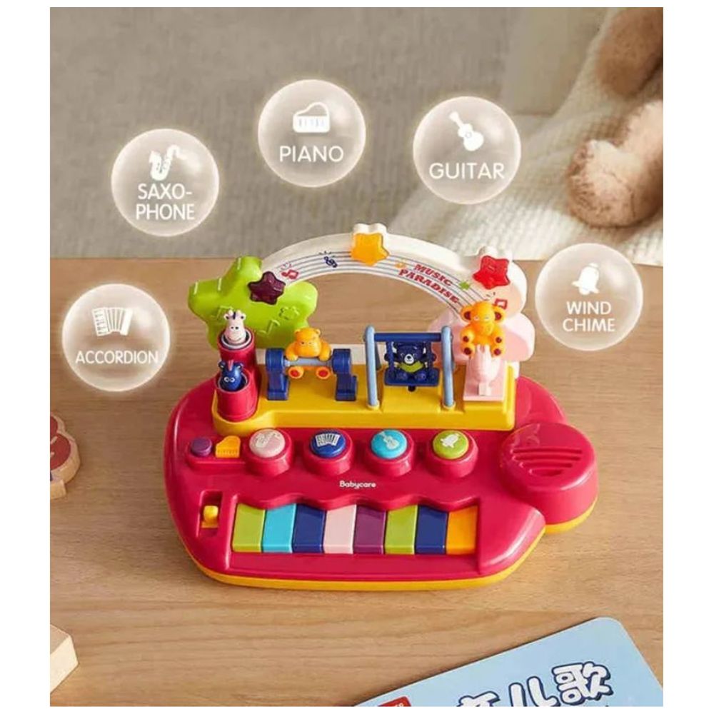 Goodway - Kids Musical Piano Toy Interactive Educational Keyboard - Pink