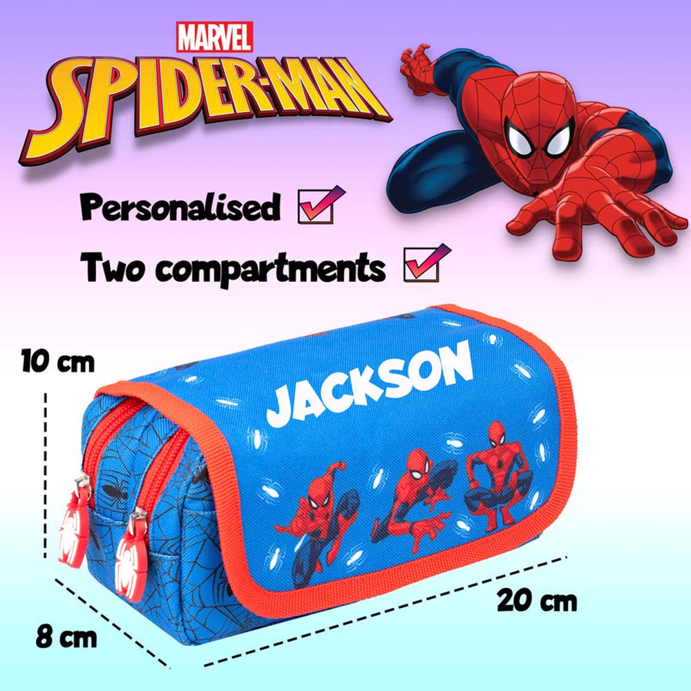 Fringoo - Personalised Pencil Case - Spiderman 