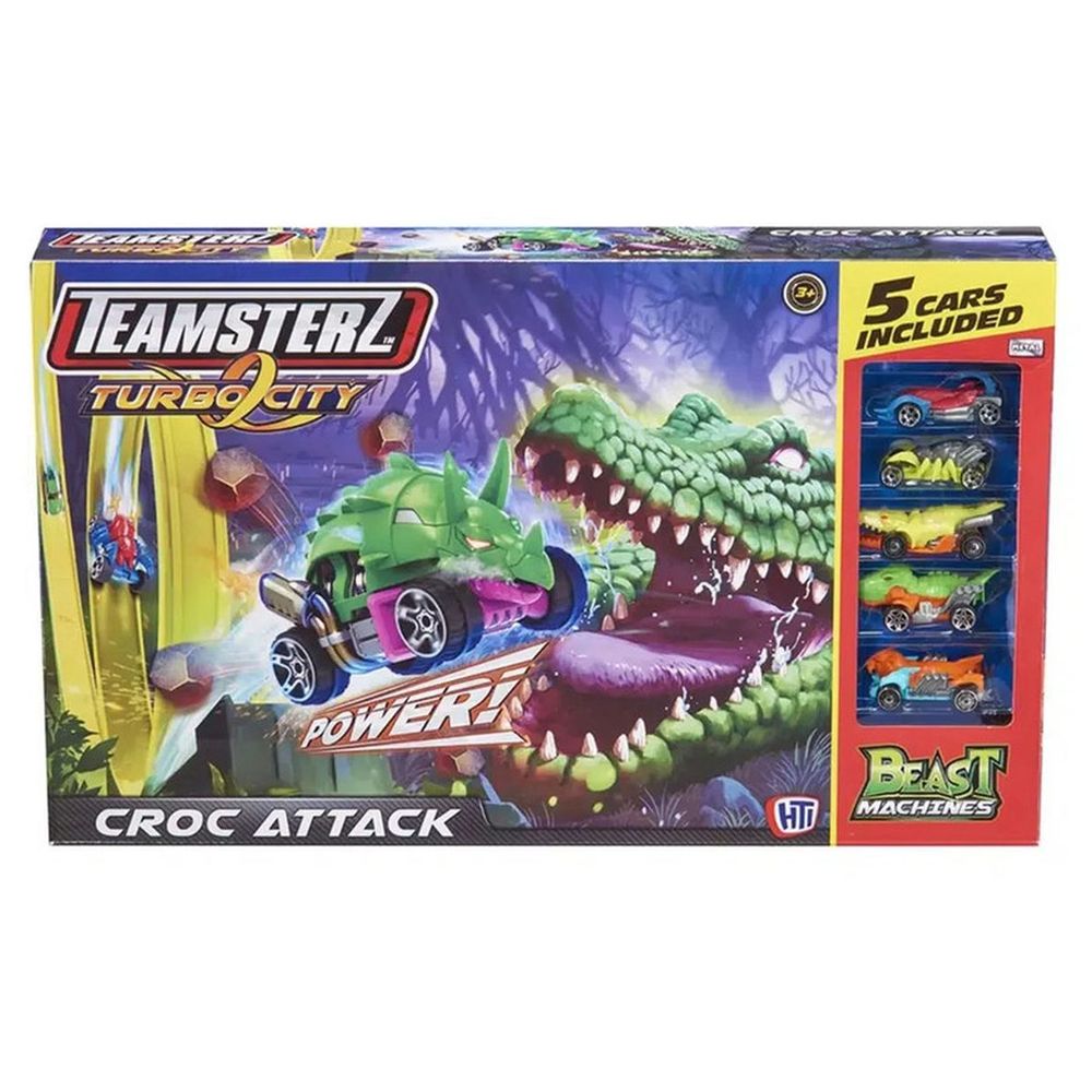 Teamsterz - Croc Attack With 5 Cars