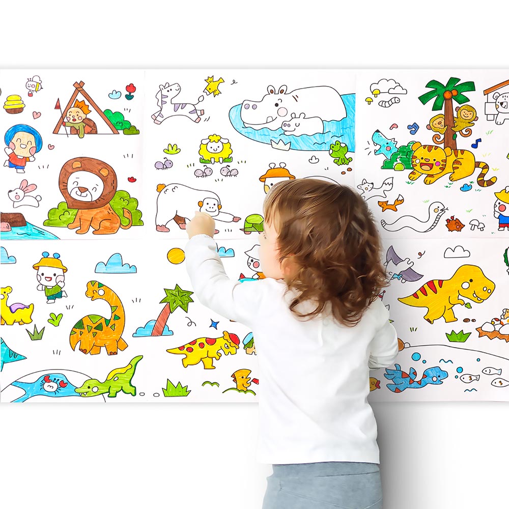 جار ميلو - ملصق تلوين مغامرات الديناصورات