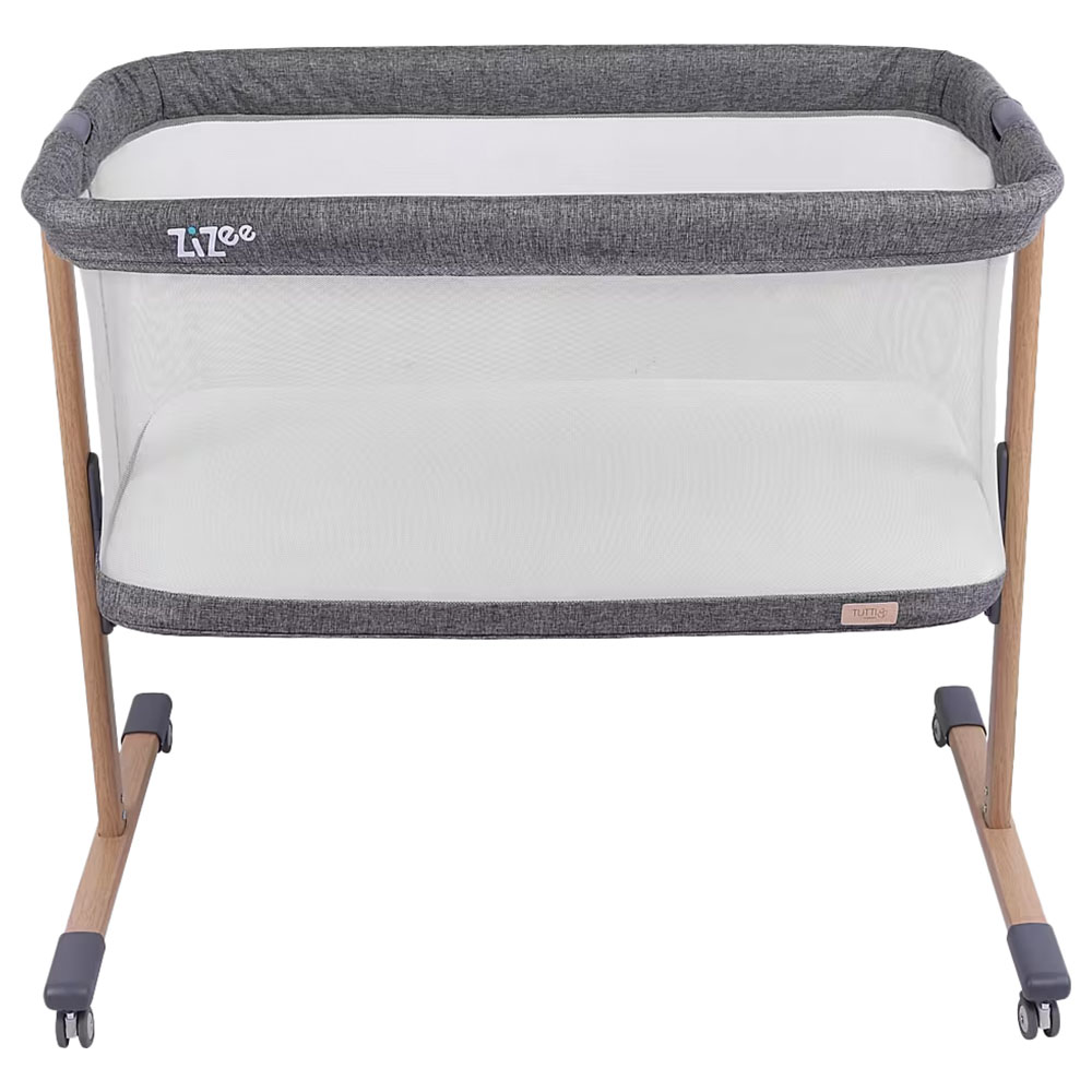 Tutti Bambini ZiZee Rocking Crib - Oak/Charcoal
