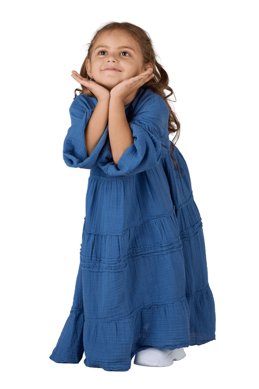 فستان بوليانا بأكمام طويلة للبنات من جاست ناتشر