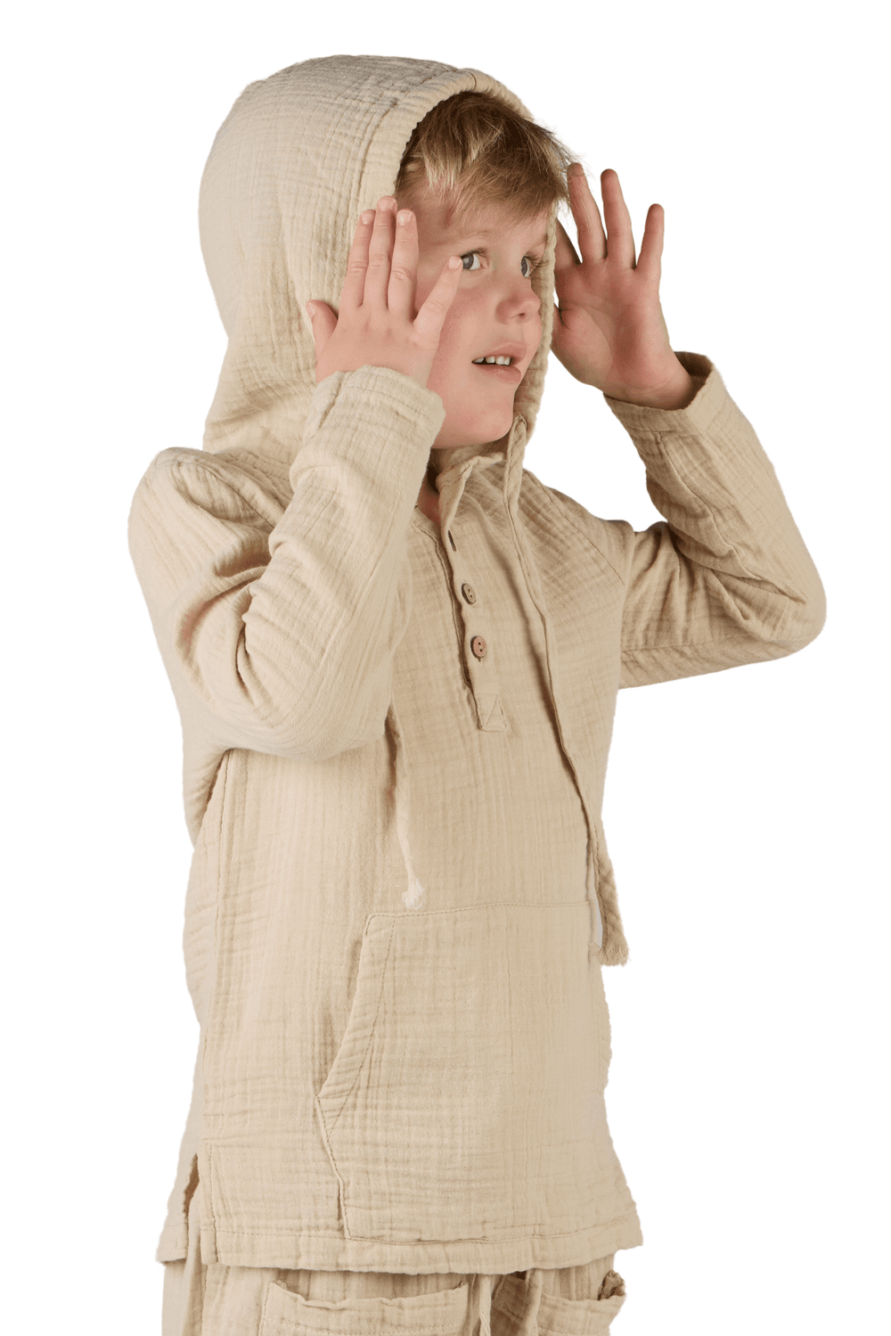 هودي بأكمام طويلة للأولاد من جاست نيتشر - بيج