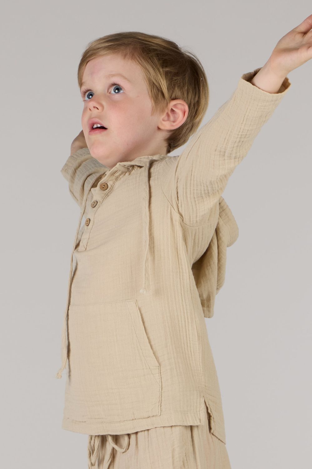 هودي بأكمام طويلة للأولاد من جاست نيتشر - بيج