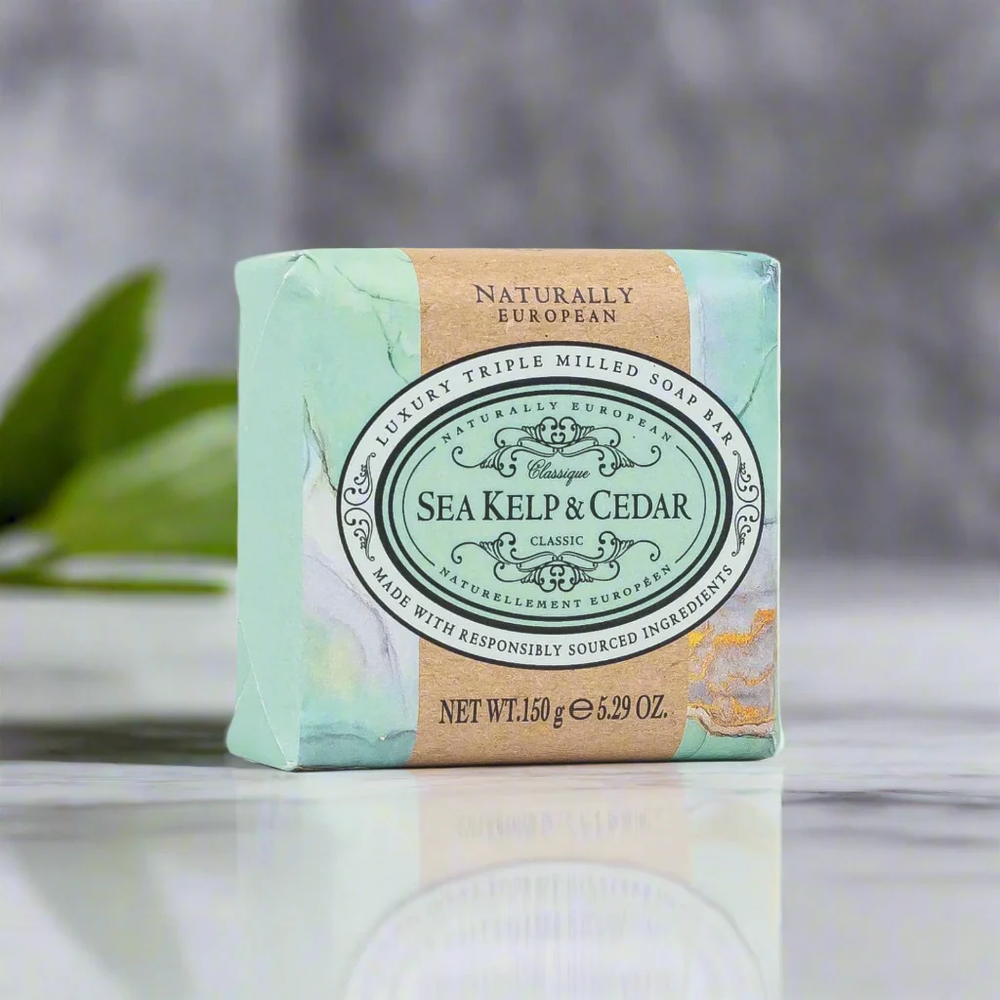 Naturally European - Sea Kelp & Cedar Soap - 150gm