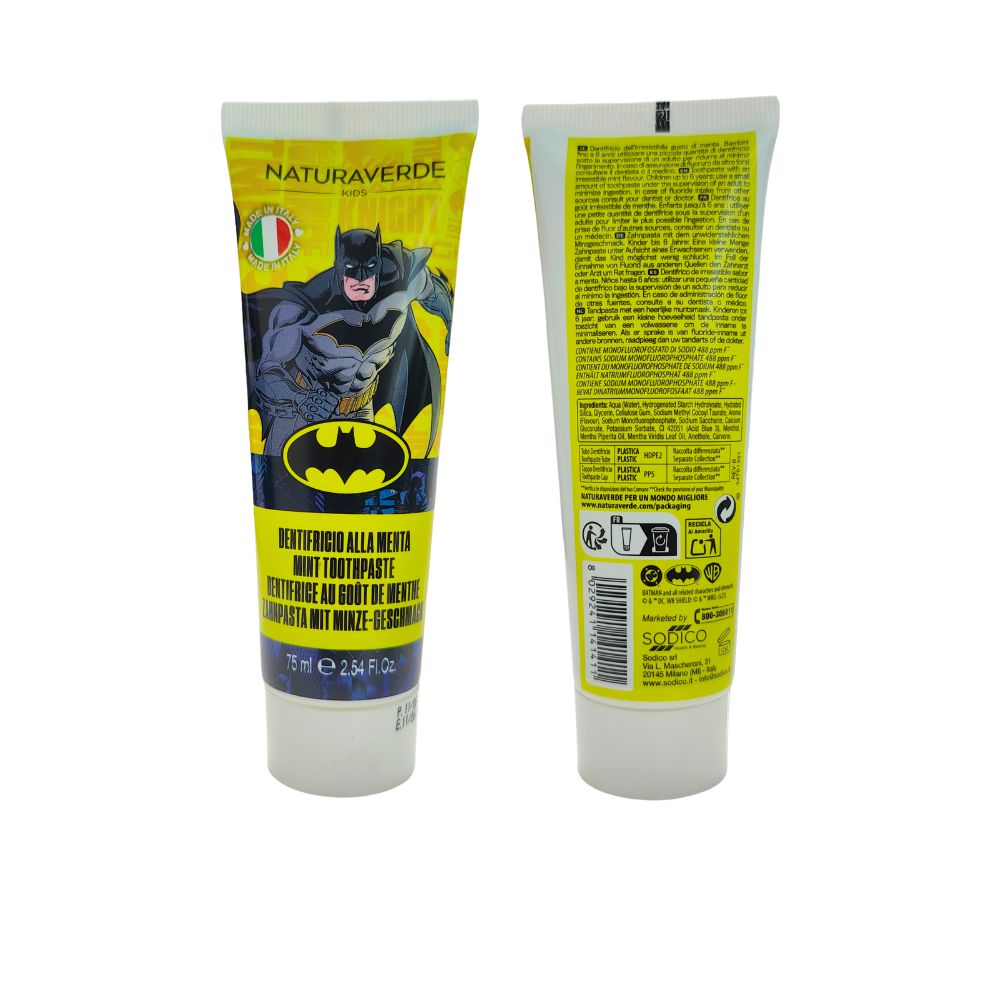 ناتورافيردي - معجون أسنان للأطفال باتمان - 75 مل