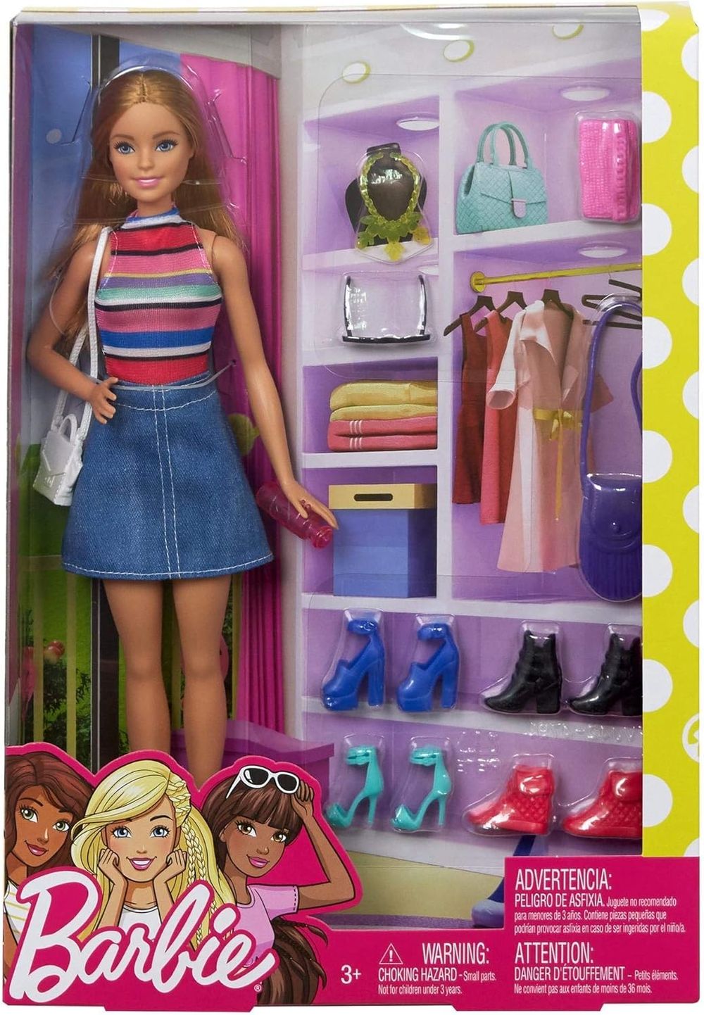 Barbie - Doll And Shoes Set
