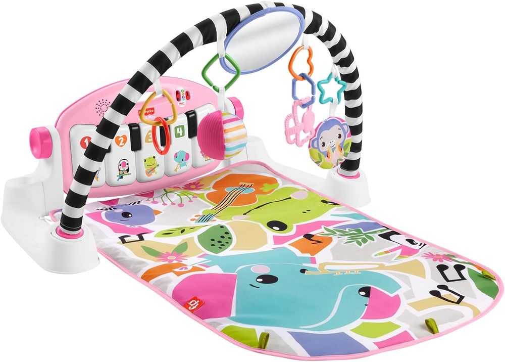 Fisher-Price Glow & Grow Kick And Play Piano Gym Multicolor