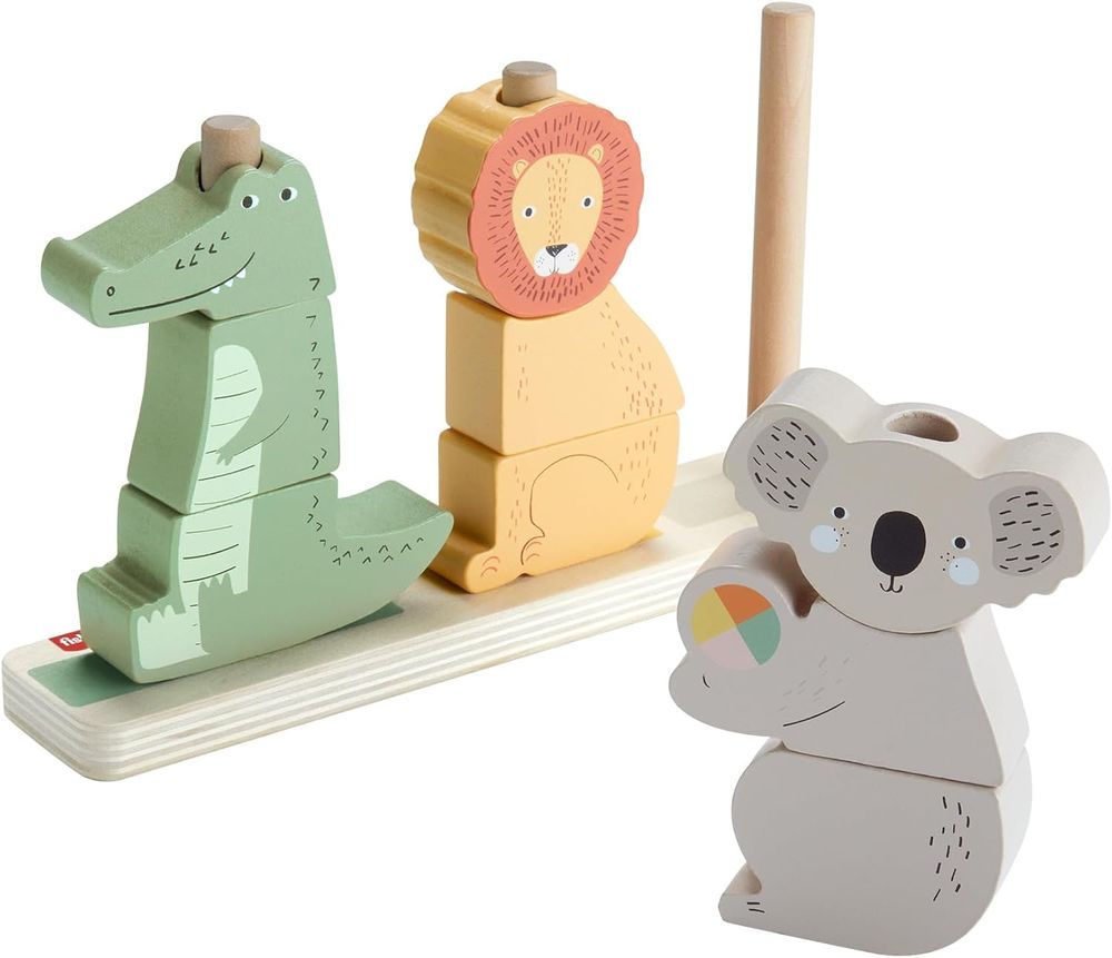 Fisher-Price Stacking And Sorting Animals In Wood