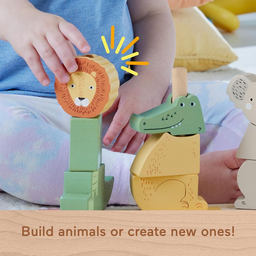 Fisher-Price Stacking And Sorting Animals In Wood