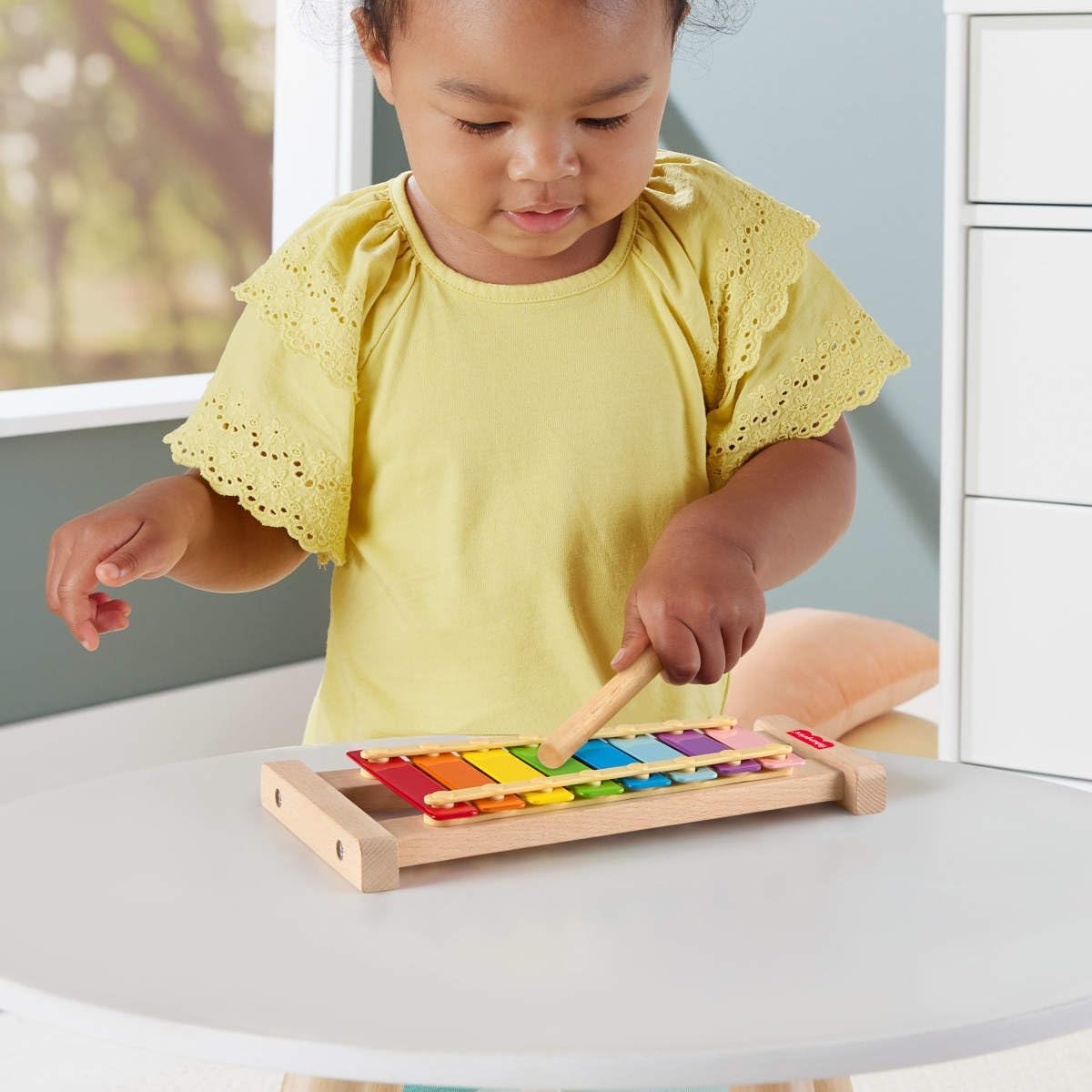 Fisher-Price Wooden Xylophone Musical Activity Toy