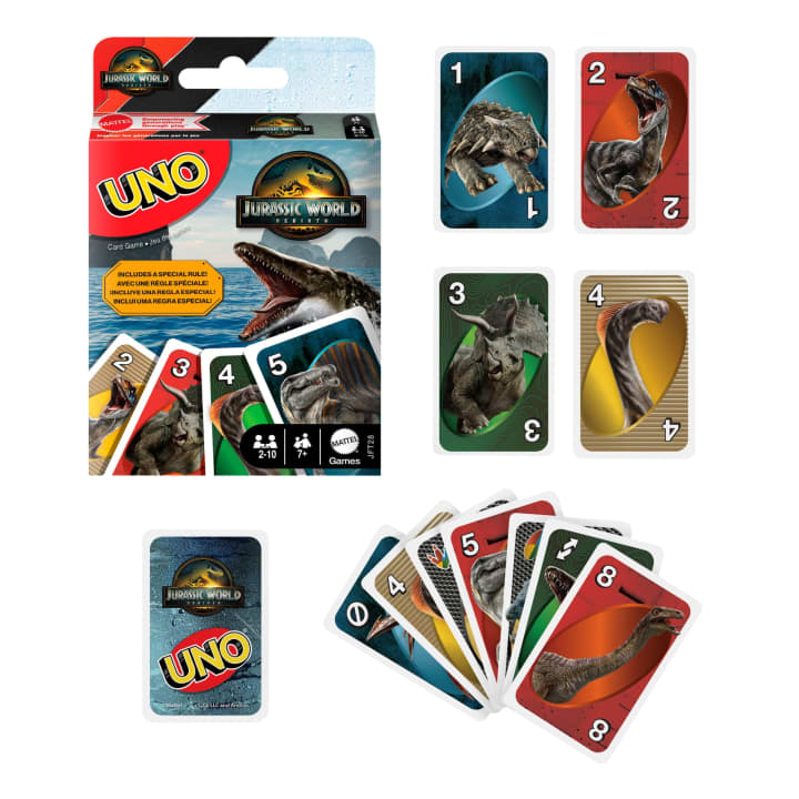 Uno - Jurassic World 4 Card Game