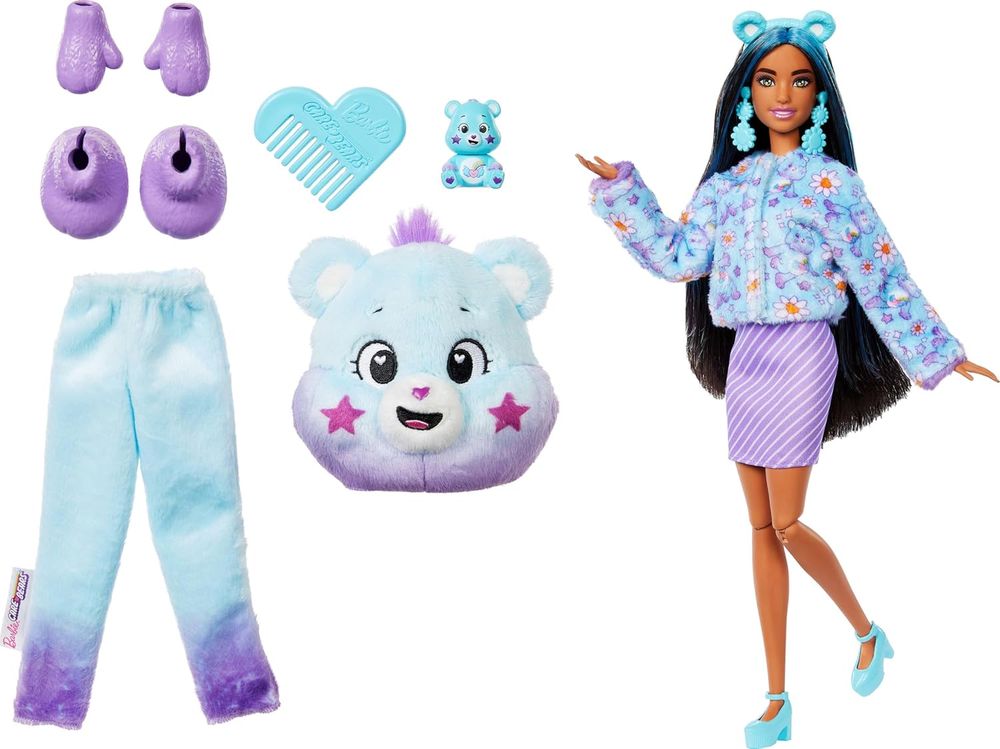 Barbie - Cutie Reveal Care Bears Series 2 - Dream Bright Bear
