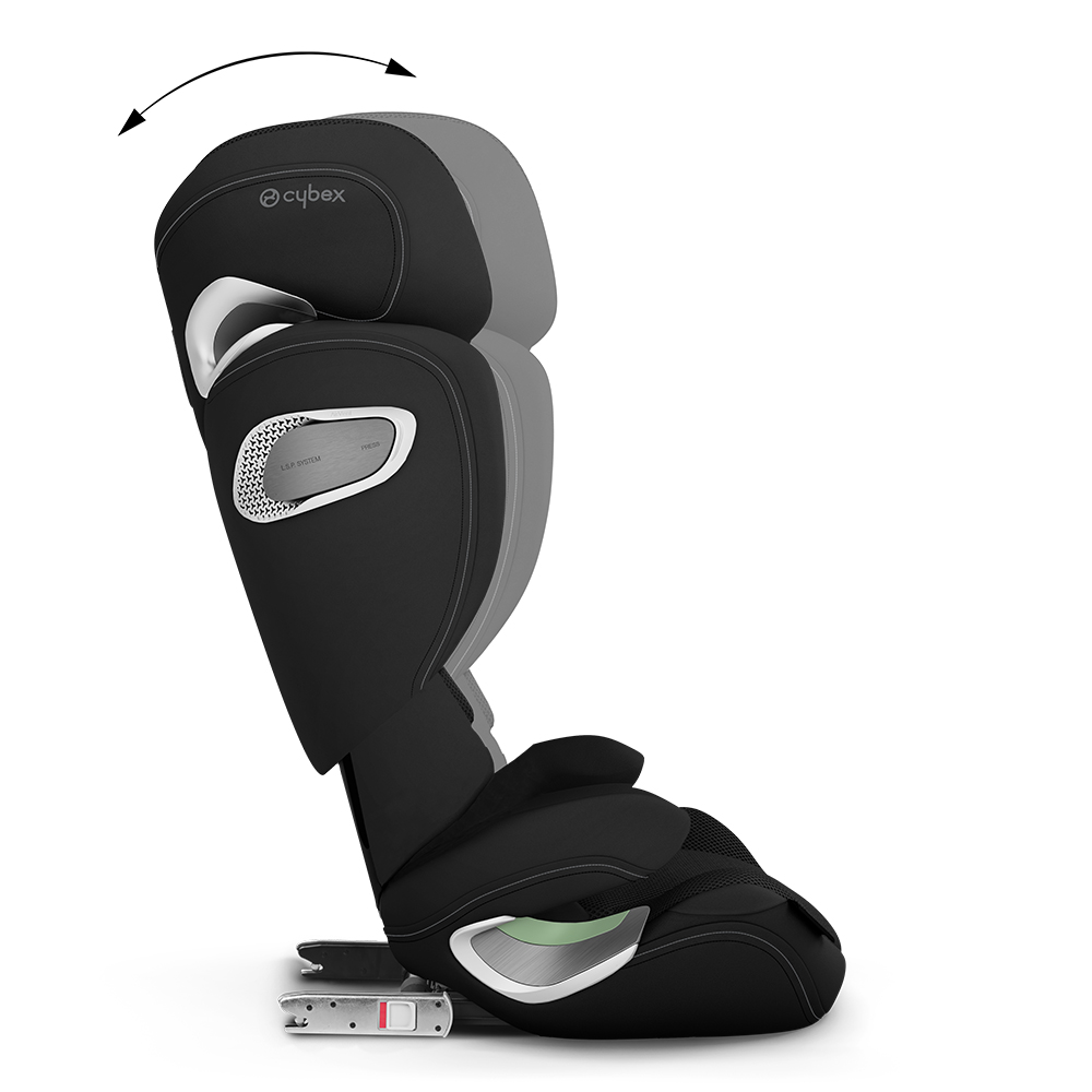 سايبكس - كرسي السيارة للأطفال سولوشن T آي-فيكس بلس - أسود محمر