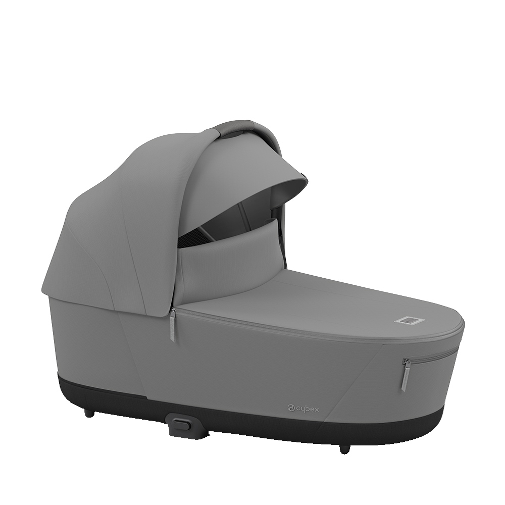 Cybex - Priam Lux Carry Cot - Mirage Grey/Dark Grey