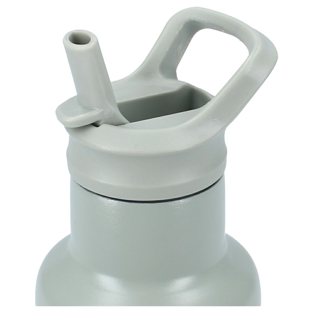 كيدز روم - زمزمية ستانلس ستيل للأطفال - حديث بسيط - أخضر - 350 مل