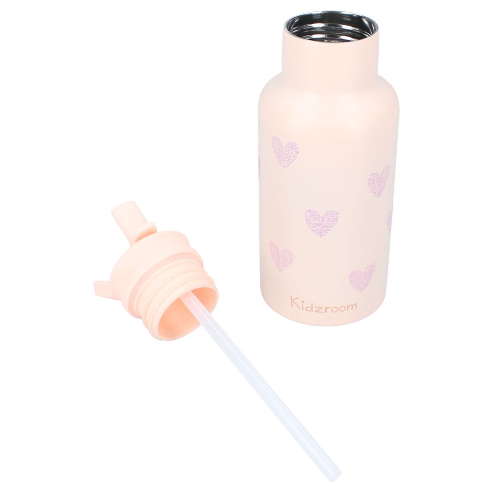 Kidzroom - Kids Stainless Steel Bottle - Magical Meadows - Pink - 350 ml
