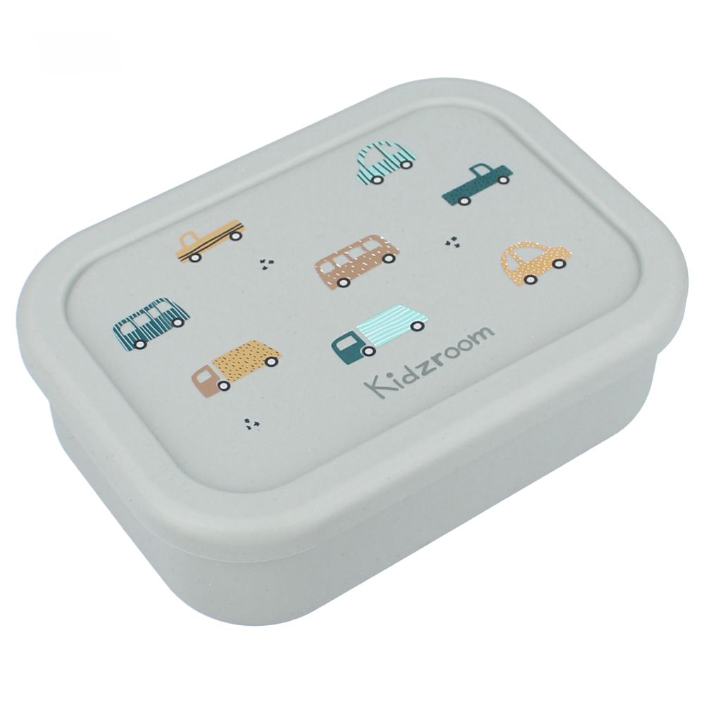 Kidzroom - Kids Lunchbox With 3 Compartments - Sweet Cuddles - Green