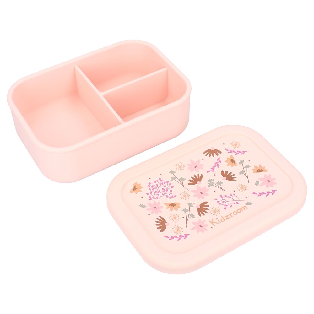 Kidzroom - Kids Lunchbox With 3 Compartments - Enchanted Memories - Pink
